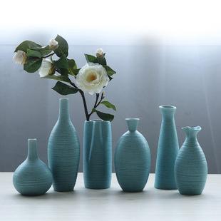 陶瓷工艺品 陶瓷花瓶 欧式复古创意家居摆件饰品批发北欧风格陶瓷